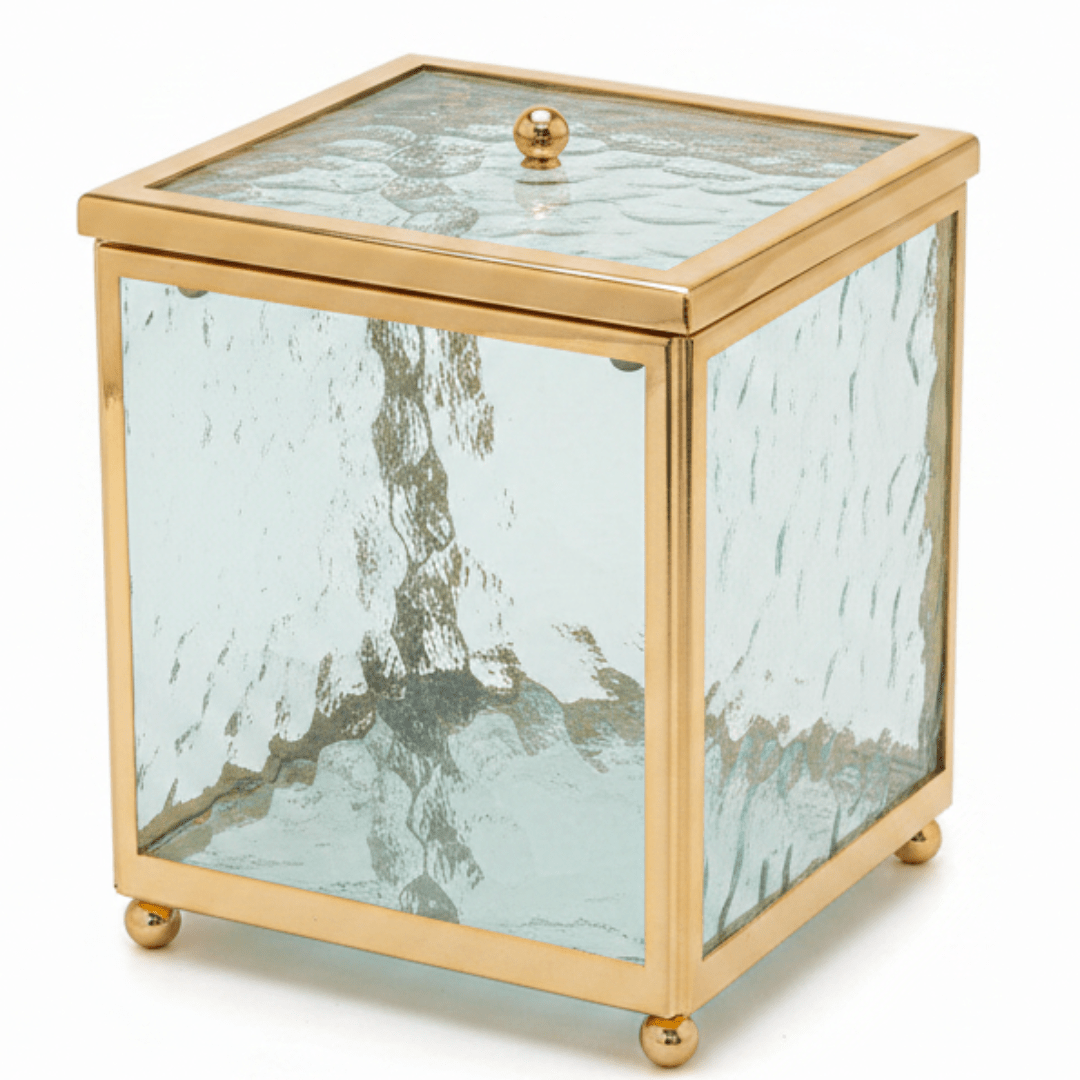Mayflower Square Glass Jar with Lid & Gold Metal Border | 15×15 cm - Al Kabayel Discount CentreMayflower Square Glass Jar with Lid & Gold Metal Border | 15×15 cmJars & Food SaversMAYFLOWERAl Kabayel Discount Centre