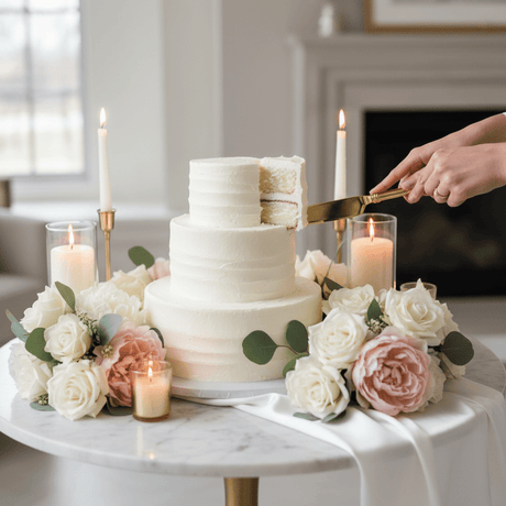 MayFlower Stainless Steel Gold Finish Cake Server Set Durable Cake Knife and Server Set for Home and Bakery Use – 2 Pieces 26 cm - Al Kabayel Discount CentreMayFlower Stainless Steel Gold Finish Cake Server Set Durable Cake Knife and Server Set for Home and Bakery Use – 2 Pieces 26 cmKnife & Knife SetsMAYFLOWERAl Kabayel Discount Centre