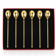 MayFlower Stainless Steel Gold Finish Spoon Set of 6 Pieces Premium Cutlery Set for Dining, Kitchen and Gifting – 20 cm - Al Kabayel Discount CentreMayFlower Stainless Steel Gold Finish Spoon Set of 6 Pieces Premium Cutlery Set for Dining, Kitchen and Gifting – 20 cmSpatulas And SpoonsMAYFLOWERAl Kabayel Discount Centre