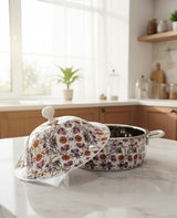 MayFlower Stainless Steel Hot Pot 5000ml – White Floral Design, Large Insulated Casserole Dish - Al Kabayel Discount CentreMayFlower Stainless Steel Hot Pot 5000ml – White Floral Design, Large Insulated Casserole DishCasserolesMAYFLOWERAl Kabayel Discount Centre