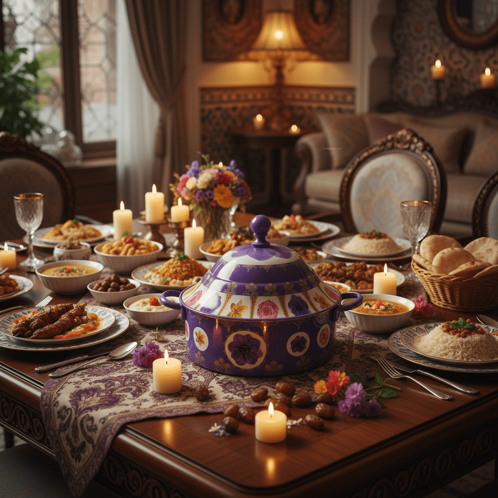 Mayflower Stainless Steel Insulated Hotpot with Elegant Purple Floral Design Ideal for Large Family Meals 5000 ml - Al Kabayel Discount CentreMayflower Stainless Steel Insulated Hotpot with Elegant Purple Floral Design Ideal for Large Family Meals 5000 mlCasserolesMAYFLOWERAl Kabayel Discount Centre