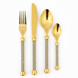 MayFlower Stainless Steel Premium Gold Diamond Handle Full Cutlery Set Luxury Tableware Set for Dining and Gifting – 24 Pieces - Al Kabayel Discount CentreMayFlower Stainless Steel Premium Gold Diamond Handle Full Cutlery Set Luxury Tableware Set for Dining and Gifting – 24 PiecesSpatulas And SpoonsMAYFLOWERAl Kabayel Discount Centre