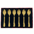 MayFlower Stainless Steel Tinted Gold Spoon Set of 6 Pieces Elegant Teaspoon Set for Coffee, Tea and Desserts – 15 cm - Al Kabayel Discount CentreMayFlower Stainless Steel Tinted Gold Spoon Set of 6 Pieces Elegant Teaspoon Set for Coffee, Tea and Desserts – 15 cmSpatulas And SpoonsMAYFLOWERAl Kabayel Discount Centre