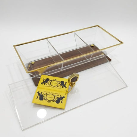 Mayflower Trio Crystal Candy Organizer with Wooden Base – 38×16×10 cm - Al Kabayel Discount CentreMayflower Trio Crystal Candy Organizer with Wooden Base – 38×16×10 cmJars & Food SaversMAYFLOWERAl Kabayel Discount Centre