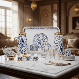 Mayflower White & Gold Decorative 29 - Piece Tea and Coffee Set with Purple Flower Artwork - Al Kabayel Discount CentreMayflower White & Gold Decorative 29 - Piece Tea and Coffee Set with Purple Flower ArtworkTea SetsMAYFLOWERAl Kabayel Discount Centre