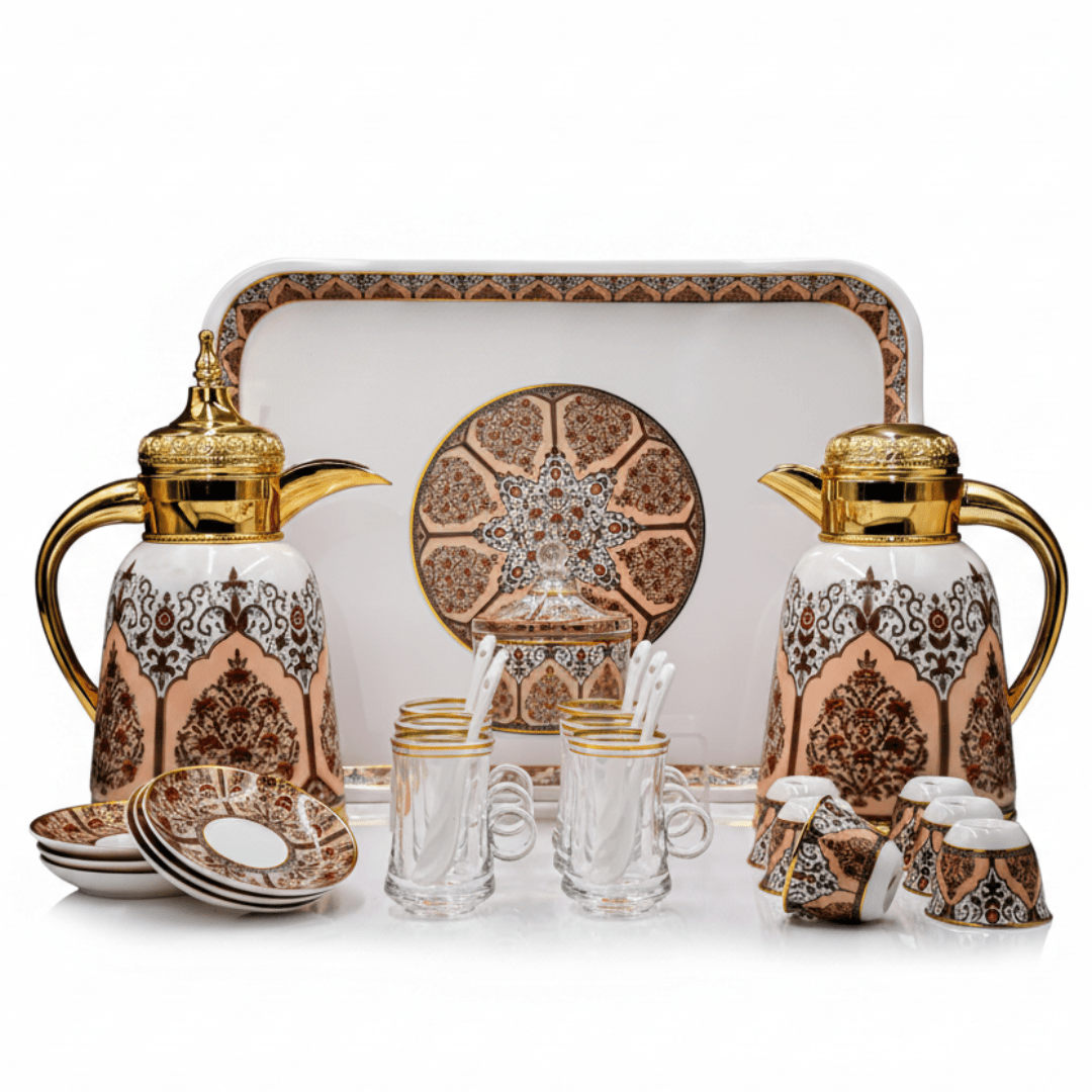 Mayflower White & Gold Elegant Tea and Coffee Serving Collection for Luxury Hospitality – 29 Pieces - Al Kabayel Discount CentreMayflower White & Gold Elegant Tea and Coffee Serving Collection for Luxury Hospitality – 29 PiecesTea SetsMAYFLOWERAl Kabayel Discount Centre