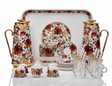 Mayflower White & Gold Luxury 29 - Piece Tea and Coffee Serving Set with Red Floral Design - Al Kabayel Discount CentreMayflower White & Gold Luxury 29 - Piece Tea and Coffee Serving Set with Red Floral DesignTea SetsMAYFLOWERAl Kabayel Discount Centre