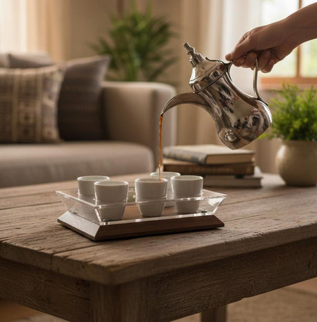 Mayflower Wooden Cawa Cup Display Holder for 6 Cups with Acrylic Frame – 24×18 cm - Al Kabayel Discount CentreMayflower Wooden Cawa Cup Display Holder for 6 Cups with Acrylic Frame – 24×18 cmOrganizers & AccessoriesMAYFLOWERAl Kabayel Discount Centre