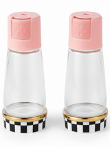 Mayflower Glass & Ceramic Salt and Pepper Shaker Set – Black & White Dining Accessories - Al Kabayel Discount CentreMayflower Glass & Ceramic Salt and Pepper Shaker Set – Black & White Dining AccessoriesKitchen Utensils & GadgetsMAYFLOWERAl Kabayel Discount Centre