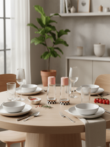 Mayflower Glass & Ceramic Salt and Pepper Shaker Set – Black & White Dining Accessories - Al Kabayel Discount CentreMayflower Glass & Ceramic Salt and Pepper Shaker Set – Black & White Dining AccessoriesKitchen Utensils & GadgetsMAYFLOWERAl Kabayel Discount Centre