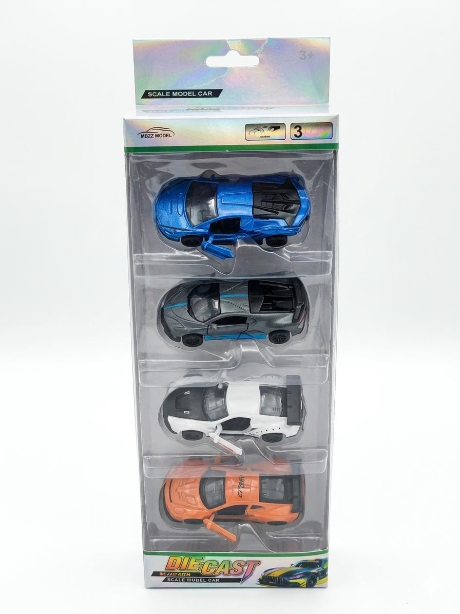 MBZZ Die - Cast 1:64 Scale Model Sports Cars – 4 - Piece Set (Assorted Colors) - Al Kabayel Discount CentreMBZZ Die - Cast 1:64 Scale Model Sports Cars – 4 - Piece Set (Assorted Colors)ToysMBZZAl Kabayel Discount Centre