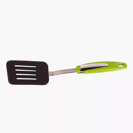 Meadows Stainless Steel Non - Stick Nylon Turner - 30cmX7cm - Green&Grey - Al Kabayel Discount CentreMeadows Stainless Steel Non - Stick Nylon Turner - 30cmX7cm - Green&GreyKitchen Utensils & GadgetsMEADOWSAl Kabayel Discount Centre