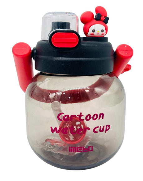 Mebo Tranparent Plastic Cartoon Water Bottle 800ml, Black - Rose - Al Kabayel Discount CentreMebo Tranparent Plastic Cartoon Water Bottle 800ml, Black - RoseWater BottlesMEBOAl Kabayel Discount Centre