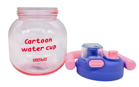 Mebo Tranparent Plastic Cartoon Water Bottle 800ml, Pink - Lavender - Al Kabayel Discount CentreMebo Tranparent Plastic Cartoon Water Bottle 800ml, Pink - LavenderWater BottlesMEBOAl Kabayel Discount Centre