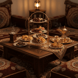 Meera 3-Tier Round Glass & Gold Metal Candy Serving Tray Stand | Elegant Dessert Display Tower for Sweets, Dates & Pastries | 23×50 cm | - Al Kabayel Discount CentreMeera 3-Tier Round Glass & Gold Metal Candy Serving Tray Stand | Elegant Dessert Display Tower for Sweets, Dates & Pastries | 23×50 cm |Serving TrayMEERAAl Kabayel Discount Centre