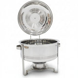 Meera 4000ml Stainless Steel Food Warmer – Premium Silver with Gold Accent Design 1 Heavy Duty Buffet Serving Dish - Al Kabayel Discount CentreMeera 4000ml Stainless Steel Food Warmer – Premium Silver with Gold Accent Design 1 Heavy Duty Buffet Serving DishWarmersMEERAAl Kabayel Discount Centre
