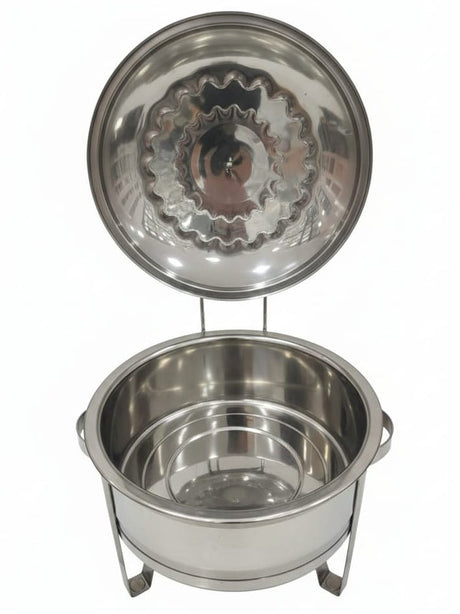 Meera 6000ml Stainless Steel Food Warmer – Durable Silver & Gold Design 2 Food Serving Warmer for Catering - Al Kabayel Discount CentreMeera 6000ml Stainless Steel Food Warmer – Durable Silver & Gold Design 2 Food Serving Warmer for CateringWarmersMEERAAl Kabayel Discount Centre