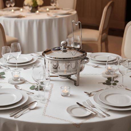 Meera 6000ml Stainless Steel Food Warmer – Durable Stainless Steel Silver Buffet Server Design 2 - Al Kabayel Discount CentreMeera 6000ml Stainless Steel Food Warmer – Durable Stainless Steel Silver Buffet Server Design 2WarmersMEERAAl Kabayel Discount Centre