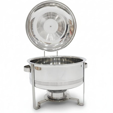 Meera 6000ml Stainless Steel Food Warmer – Large Capacity Silver & Gold Design 1 Catering Server for Parties & Events - Al Kabayel Discount CentreMeera 6000ml Stainless Steel Food Warmer – Large Capacity Silver & Gold Design 1 Catering Server for Parties & EventsWarmersMEERAAl Kabayel Discount Centre