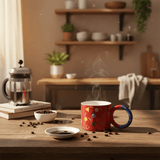 Memphis Geometric Ceramic Mug — 380ml | Bold Colorful Design with Circular Handle - Al Kabayel Discount CentreMemphis Geometric Ceramic Mug — 380ml | Bold Colorful Design with Circular HandleMugsAKDCAl Kabayel Discount Centre