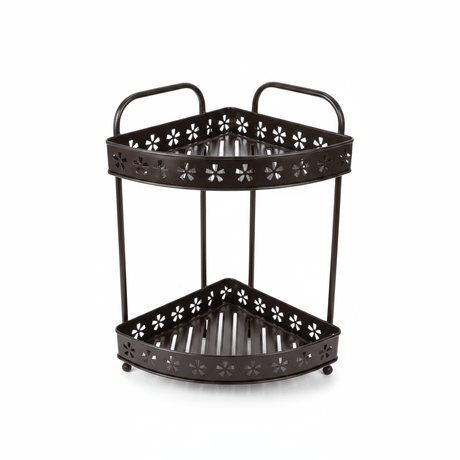 Meta Modern Black Metal 2 - Tier Multipurpose Storage and Organizer Rack – 35 cm - Al Kabayel Discount CentreMeta Modern Black Metal 2 - Tier Multipurpose Storage and Organizer Rack – 35 cmOrganizers & AccessoriesAKDCAl Kabayel Discount Centre