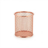 Metal Mesh Pen Holder - 10×8 cm - Gold / Rose Gold - Al Kabayel Discount CentreMetal Mesh Pen Holder - 10×8 cm - Gold / Rose GoldOrganizers & AccessoriesAKDCAl Kabayel Discount Centre
