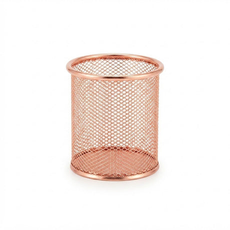 Metal Mesh Pen Holder - 10×8 cm - Gold / Rose Gold - Al Kabayel Discount CentreMetal Mesh Pen Holder - 10×8 cm - Gold / Rose GoldOrganizers & AccessoriesAKDCAl Kabayel Discount Centre