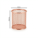 Metal Mesh Pen Holder - 10×8 cm - Gold / Rose Gold - Al Kabayel Discount CentreMetal Mesh Pen Holder - 10×8 cm - Gold / Rose GoldOrganizers & AccessoriesAKDCAl Kabayel Discount Centre