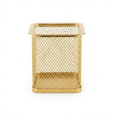 Metal Mesh Pen Holder - 10×8 cm - Rose Gold / Gold - Al Kabayel Discount CentreMetal Mesh Pen Holder - 10×8 cm - Rose Gold / GoldOrganizers & AccessoriesAKDCAl Kabayel Discount Centre