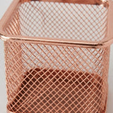Metal Mesh Pen Holder - 10×8 cm - Rose Gold / Gold - Al Kabayel Discount CentreMetal Mesh Pen Holder - 10×8 cm - Rose Gold / GoldOrganizers & AccessoriesAKDCAl Kabayel Discount Centre