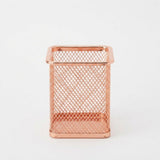 Metal Mesh Pen Holder - 10×8 cm - Rose Gold / Gold - Al Kabayel Discount CentreMetal Mesh Pen Holder - 10×8 cm - Rose Gold / GoldOrganizers & AccessoriesAKDCAl Kabayel Discount Centre