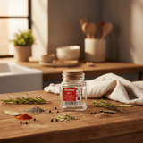 Metaltex Compact Clear Glass Storage Jar with Natural Wooden Lid for Spices, Herbs & Dry Foods – 100ml - Al Kabayel Discount CentreMetaltex Compact Clear Glass Storage Jar with Natural Wooden Lid for Spices, Herbs & Dry Foods – 100mlKitchen Utensils & GadgetsMETALTEXAl Kabayel Discount Centre