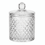 M.E.W Crystal Diamond Cut Glass Candy Pot with Lid 10.5 × 14.5 cm - Al Kabayel Discount CentreM.E.W Crystal Diamond Cut Glass Candy Pot with Lid 10.5 × 14.5 cmJars & Food SaversM.E.WAl Kabayel Discount Centre