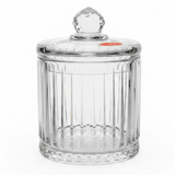 M.E.W Crystal Glass Candy Pot with Lid - 10.5 × 14.5 cm - Al Kabayel Discount CentreM.E.W Crystal Glass Candy Pot with Lid - 10.5 × 14.5 cmJars & Food SaversM.E.WAl Kabayel Discount Centre