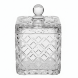 M.E.W Crystal Glass Candy Pot with Lid - 12×13.3 cm - Al Kabayel Discount CentreM.E.W Crystal Glass Candy Pot with Lid - 12×13.3 cmJars & Food SaversM.E.WAl Kabayel Discount Centre