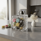 M.E.W Crystal Glass Candy Pot with Lid - 14×18.8 cm - Al Kabayel Discount CentreM.E.W Crystal Glass Candy Pot with Lid - 14×18.8 cmJars & Food SaversM.E.WAl Kabayel Discount Centre