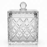 M.E.W Crystal Glass Candy Pot with Lid - 14×18.8 cm - Al Kabayel Discount CentreM.E.W Crystal Glass Candy Pot with Lid - 14×18.8 cmJars & Food SaversM.E.WAl Kabayel Discount Centre