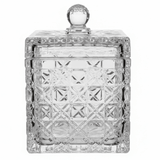 M.E.W Crystal Glass Candy Pot with Lid - 14×18.8cm - Al Kabayel Discount CentreM.E.W Crystal Glass Candy Pot with Lid - 14×18.8cmJars & Food SaversM.E.WAl Kabayel Discount Centre