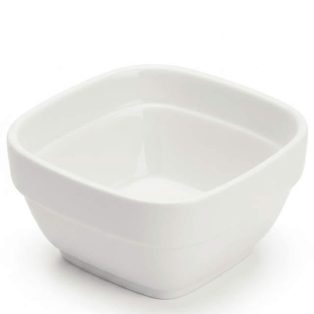 Mezza White Square Ceramic Serving Bowl – 8 cm Stylish Bowl for Snacks, Sides & Fine Dining Presentation - Al Kabayel Discount CentreMezza White Square Ceramic Serving Bowl – 8 cm Stylish Bowl for Snacks, Sides & Fine Dining PresentationBowlsMEZZAAl Kabayel Discount Centre