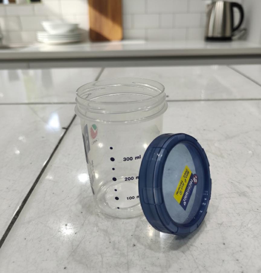 MICRON 660ml Plastic Canister – Transparent Food Storage Jar with Gray Lid, Ideal for Pulses & Dry Goods - Al Kabayel Discount CentreMICRON 660ml Plastic Canister – Transparent Food Storage Jar with Gray Lid, Ideal for Pulses & Dry GoodsOrganizers & AccessoriesMICRONAl Kabayel Discount Centre