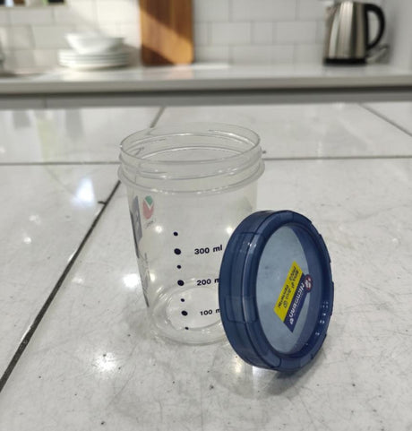 MICRON 660ml Plastic Canister – Transparent Food Storage Jar with Gray Lid, Ideal for Pulses & Dry Goods - Al Kabayel Discount CentreMICRON 660ml Plastic Canister – Transparent Food Storage Jar with Gray Lid, Ideal for Pulses & Dry GoodsOrganizers & AccessoriesMICRONAl Kabayel Discount Centre