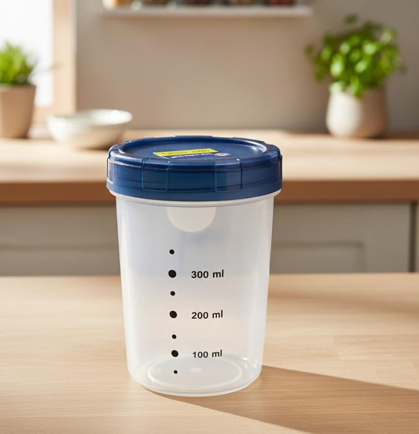 MICRON 660ml Plastic Canister – Transparent Food Storage Jar with Gray Lid, Ideal for Pulses & Dry Goods - Al Kabayel Discount CentreMICRON 660ml Plastic Canister – Transparent Food Storage Jar with Gray Lid, Ideal for Pulses & Dry GoodsOrganizers & AccessoriesMICRONAl Kabayel Discount Centre