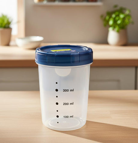 MICRON 660ml Plastic Canister – Transparent Food Storage Jar with Gray Lid, Ideal for Pulses & Dry Goods - Al Kabayel Discount CentreMICRON 660ml Plastic Canister – Transparent Food Storage Jar with Gray Lid, Ideal for Pulses & Dry GoodsOrganizers & AccessoriesMICRONAl Kabayel Discount Centre
