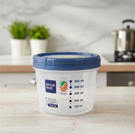 MICRON 725ml Plastic Canister – Large Transparent Food Container with Gray Lid for Kitchen Storage - Al Kabayel Discount CentreMICRON 725ml Plastic Canister – Large Transparent Food Container with Gray Lid for Kitchen StorageOrganizers & AccessoriesMICRONAl Kabayel Discount Centre