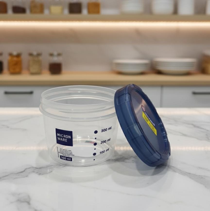 MICRON 725ml Plastic Canister – Large Transparent Food Container with Gray Lid for Kitchen Storage - Al Kabayel Discount CentreMICRON 725ml Plastic Canister – Large Transparent Food Container with Gray Lid for Kitchen StorageOrganizers & AccessoriesMICRONAl Kabayel Discount Centre