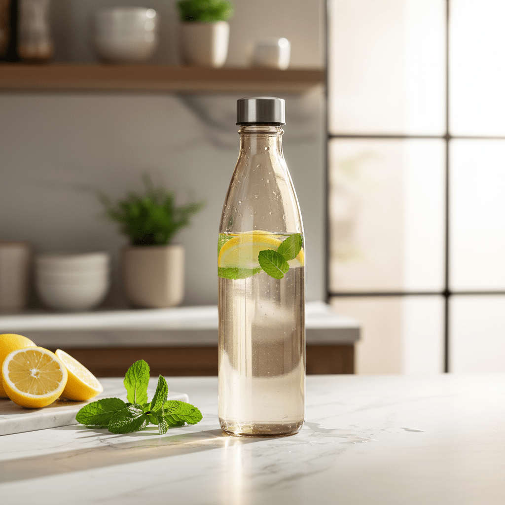 Millerhaus 1000ml Borosilicate Glass Water Bottle | Transparent Brown - Al Kabayel Discount CentreMillerhaus 1000ml Borosilicate Glass Water Bottle | Transparent BrownKitchen Utensils & GadgetsMILLERHAUSAl Kabayel Discount Centre