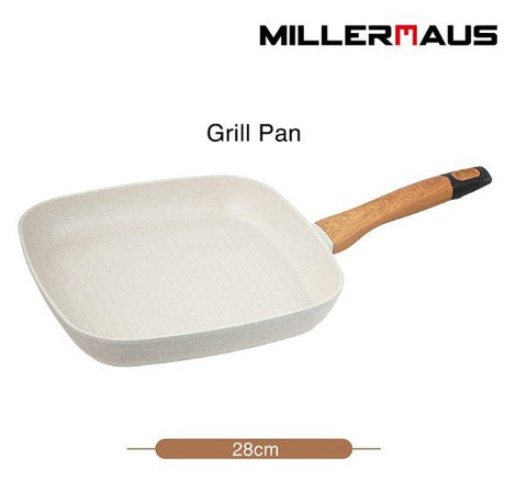 MILLERHAUS Forged Aluminum Square Fry Pan Marble Non - Stick Coating, 28cm x 28cm x 4.2cm, MH - 4510 - Al Kabayel Discount CentreMILLERHAUS Forged Aluminum Square Fry Pan Marble Non - Stick Coating, 28cm x 28cm x 4.2cm, MH - 4510Frying Pans & SkilletsMILLERHAUSAl Kabayel Discount Centre
