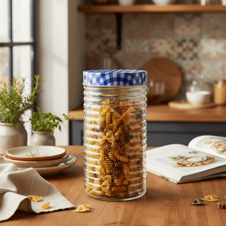 Millerhaus Glass Canister with Lid – 1.7 Litre - Al Kabayel Discount CentreMillerhaus Glass Canister with Lid – 1.7 LitreJars & Food SaversMILLERHAUSAl Kabayel Discount Centre
