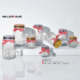 Millerhaus Glass Storage Jar 1000Ml with Metal Lid, Clear and Gold - Al Kabayel Discount CentreMillerhaus Glass Storage Jar 1000Ml with Metal Lid, Clear and GoldJars & Food SaversMILLERHAUSAl Kabayel Discount Centre