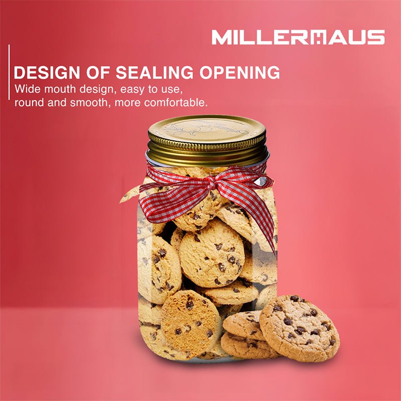 Millerhaus Glass Storage Jar 1000Ml with Metal Lid, Clear and Gold - Al Kabayel Discount CentreMillerhaus Glass Storage Jar 1000Ml with Metal Lid, Clear and GoldJars & Food SaversMILLERHAUSAl Kabayel Discount Centre